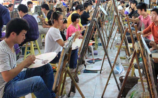 美术高考暑期班教学实景