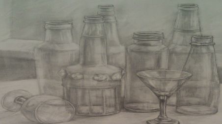 学生素描静物作品 1111211045